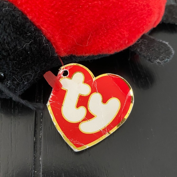Lucky Red Ladybug Ty Beanie Baby 3rd/2nd Gen w/ hang tag 1993 - Picture 4 of 8